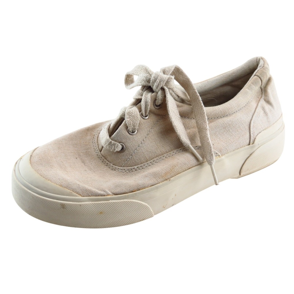 Softspots Fashion Sneakers Beige Fabric Women 7.5 Medium